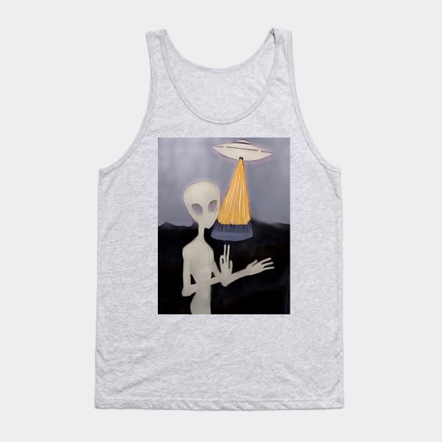 Just Another Close Encounter Tank Top by Mishi